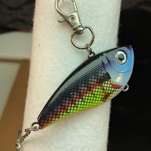 Fish lure keychain